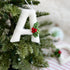 Initial Ornament. Felt Christmas Ornament. Perfect Stocking filler
