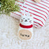 Custom Cat ornament, felt christmas decoration, personalized with pet name